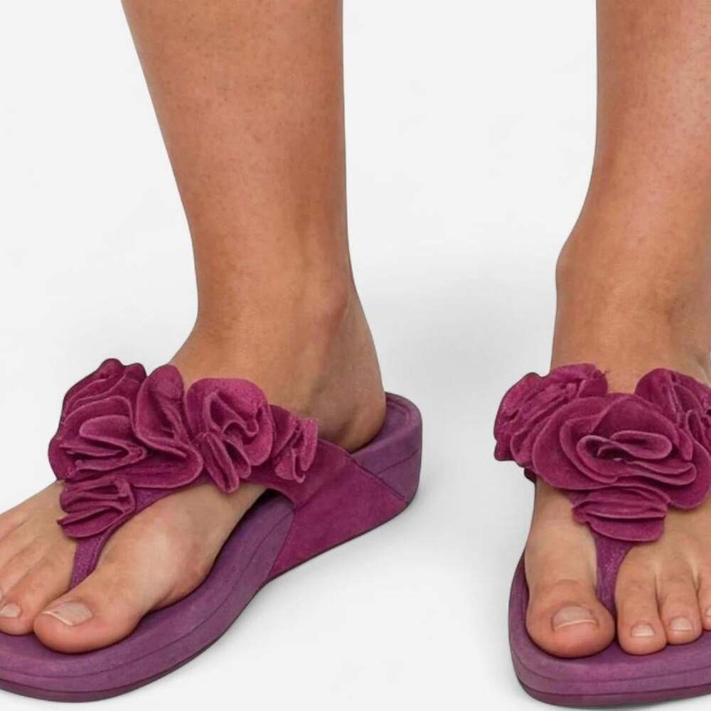 FitFlop Women's Purple and Pink Sandals
